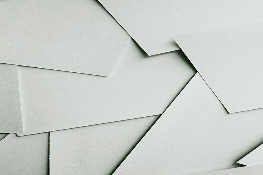 Páginas en blanco juntas