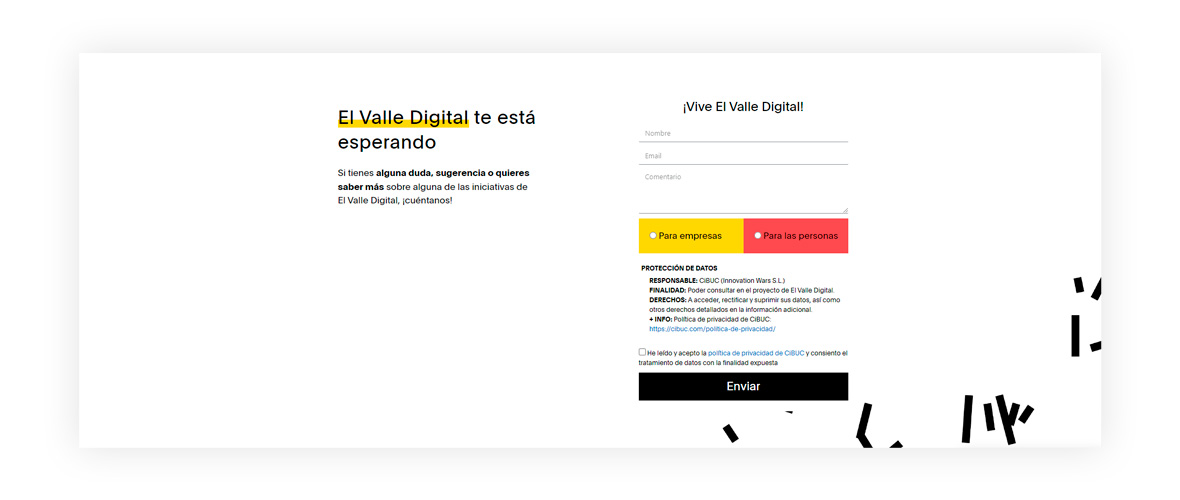 Formularios de contacto para web